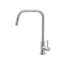 Torneira Bancada Angolare em Aço Inox sistema anti-gotejamento Tramontina 94520020