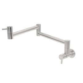 Torneira de parede Flexion Wall em aço inox Tramontina 94520033