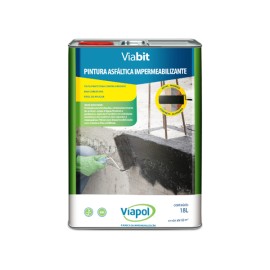 Tinta Asfáltica Impermeabilizante Viabit 18 litros Viapol Tinta Asfáltica Impermeabilizante Viabit 18 litros Viapol
