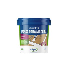 Massa para Madeira F12 Imbuia 1,65kg Viapol Massa para Madeira F12 Imbuia 1,65kg Viapol