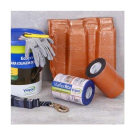 Fita Asfáltica Autoadesiva Multiuso Viaflex Sleeve Viapol 20cmx10m