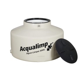 Caixa d’água Polietileno 500L Água Limpa c/ filtro e boia Acqualimp Caixa d’água Polietileno 500L Água Limpa c/ filtro e boia Acqualimp