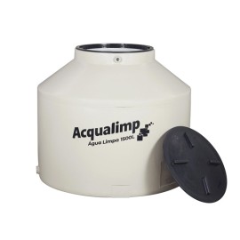 Caixa d’água Polietileno 1500L Água Limpa c/ filtro e boia Acqualimp