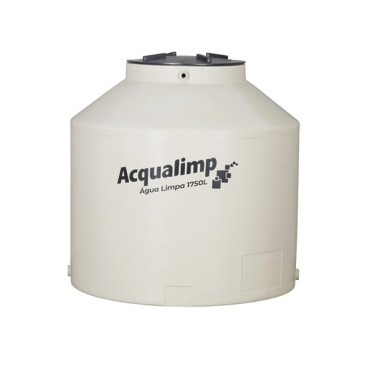 Caixa d’água Polietileno 1750L Água Limpa c/ filtro e boia Acqualimp