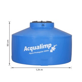 Caixa d’água Polietileno 1000L Água protegida Acqualimp Caixa d’água Polietileno 1000L Água protegida Acqualimp