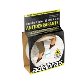 Fita Antiderrapante Transparente 50mm X 5m Adelbras