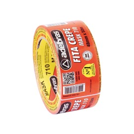 Fita Crepe Branca p/uso geral 48mm X 50m Adelbras