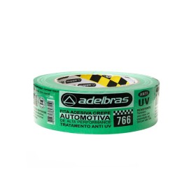 Fita Crepe Automotiva Verde Anti UV 766 24mm x 50m Adelbras