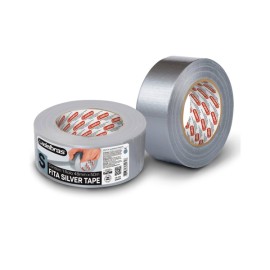 Fita Multiuso Reforçada Silver Tape Prata 48mmx50m Adelbras