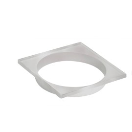 Porta Grelha Quadrado Dn 100 Branco Amanco 11773 Porta Grelha Quadrado Dn 100 Branco Amanco 11773