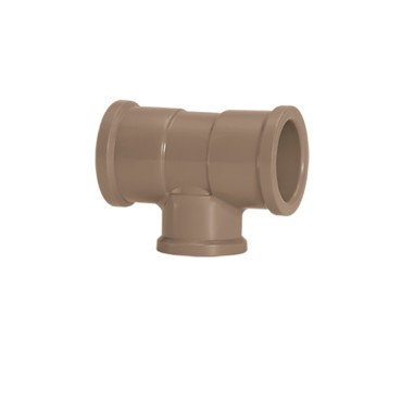 Tê Redução PVC Soldável 40mm x 32mm para Água Fria 11824