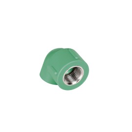 Joelho 90° F/F Metálico Dn 25 X 1/2 Água Quente PPR 14233 Joelho 90° F/F Metálico Dn 25 X 1/2 Água Quente PPR 14233