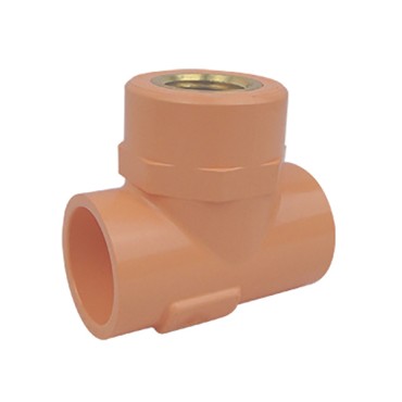 Tê F/F/F Adaptador Para Bico Npt 1.1/2 X 1/2 incêndio CPVC 19098