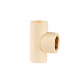 Tê Transição Agua Quente Super CPVC X Metal Metálico Dn 15 X 1/2 Amanco 20315 Tê Transição Agua Quente Super CPVC X Metal Metálico Dn 15 X 1/2 Amanco 20315