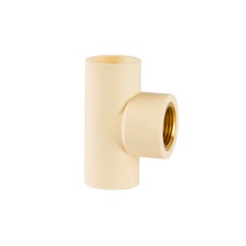 Tê Transição Agua Quente Super CPVC X Metal Metálico Dn 22 X 1/2 Amanco 20316 Tê Transição Agua Quente Super CPVC X Metal Metálico Dn 22 X 1/2 Amanco 20316