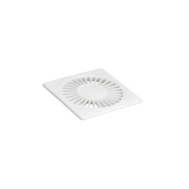 Grelha Quadrada Radial Dn 150 Cromada Amanco 90605 Grelha Quadrada Radial Dn 150 Cromada Amanco 90605