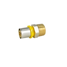 Conector Transição M Dn 20 X 1/2 Gás Amanco 97612 Conector Transição M Dn 20 X 1/2 Gás Amanco 97612