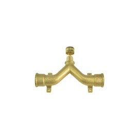 Tê Misturador Metálico Dn 20 X 3/4 Água Quente PEX 98606 Tê Misturador Metálico Dn 20 X 3/4 Água Quente PEX 98606