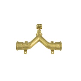 Tê Misturador Roscável 1/2 Água Quente PEX 99771 Tê Misturador Roscável 1/2 Água Quente PEX 99771