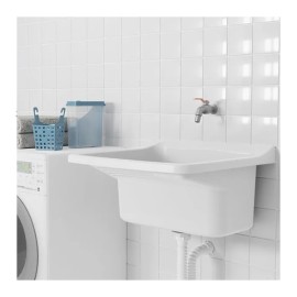 Tanque Plástico Branco 40 litros 58x52x32cm Astra