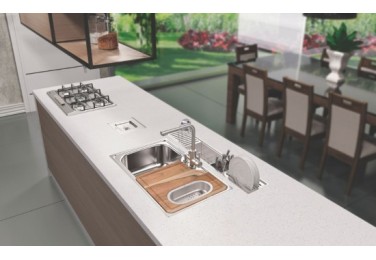 Calha úmida: será que vale a pena incluir no projeto de cozinha?