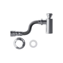  Sifão Tubo Extensivo Cromado c/copo 55cm Blukit