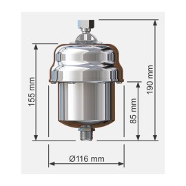 Aquecedor Elétrico Individual Inox 5T 220V - AQ014/2 Cardal Aquecedor Elétrico Individual Inox 5T 220V - AQ014/2 Cardal
