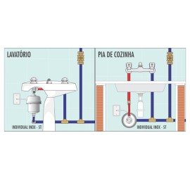 Aquecedor Elétrico Individual Inox 5T 220V - AQ014/2 Cardal Aquecedor Elétrico Individual Inox 5T 220V - AQ014/2 Cardal