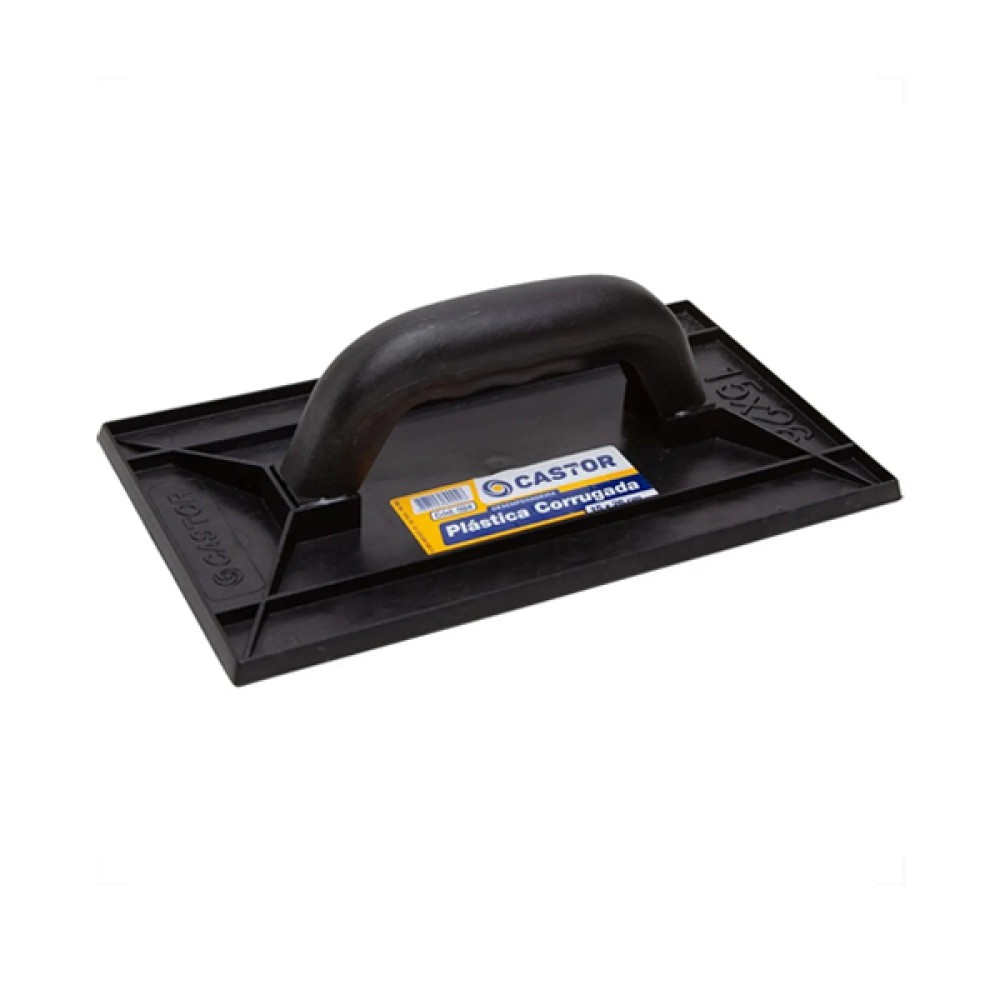 Desempenadeira Plástica PVC Corrugada 15x26cm Castor