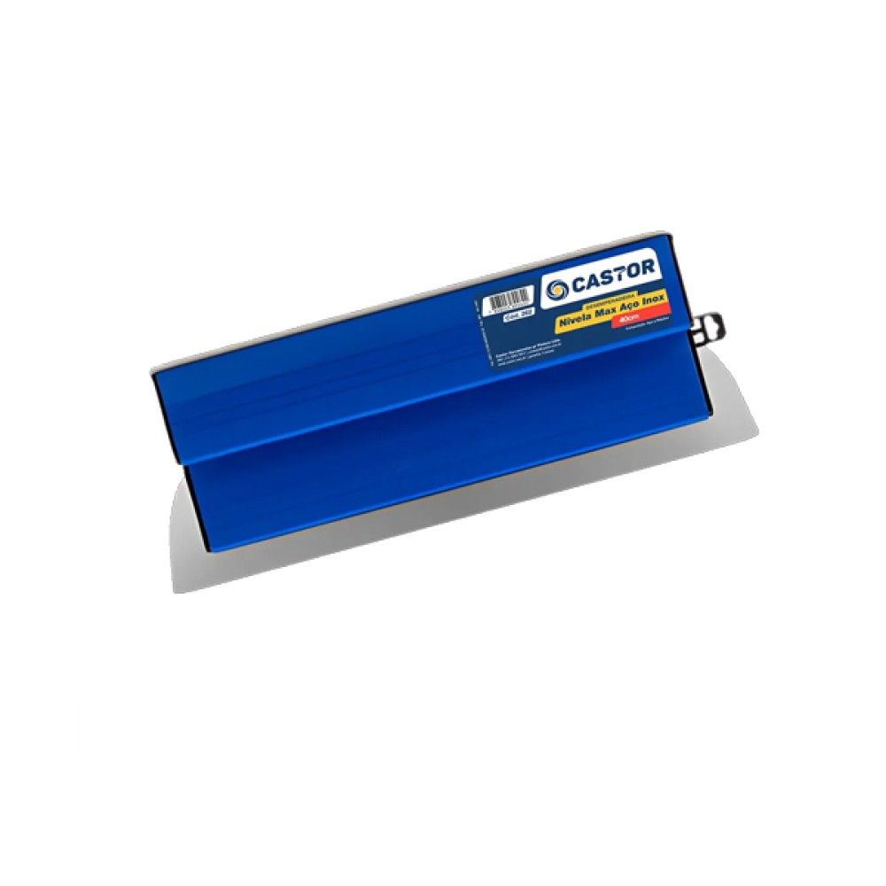 Desempenadeira Nivela Max Aço Inox 40cm Castor