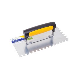 Desempenadeira de Aço Dentada “U” 8mm 10x24cm Castor