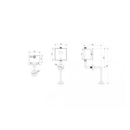 Válvula Eletrônica Para Mictório E-Eletronic 2.0 B5001CPCR0 Celite