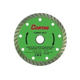 Disco Diamantado Turbo Eco 4.3/8" 110x20mm Cortag