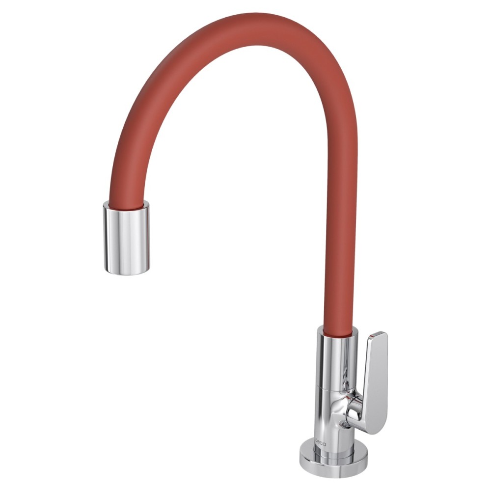 Torneira Cozinha Mesa Deca Motion Cromada e Terracota 1167.C23.TC Torneira Cozinha Mesa Deca Motion Cromada e Terracota 1167.C23.TC