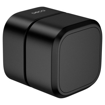 Acabamento registro de gaveta quadrada deca you black matte 4900.BL105.PQ.MT
