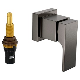 Acabamento Registro Pressao 1/2 E 3/4 Deca Unic Dark Antracite/Grafite 4916.GF90.PQ.MT