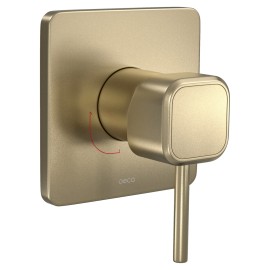 Acabamento Monocomando Chuveiro Quadrada Deca You Summer Gold 4993.SM105.CHU.MT