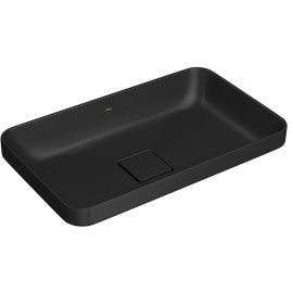 Cuba Slim Sobrepor Deca Retangular 50cm Ebano Fosco L.23050.94