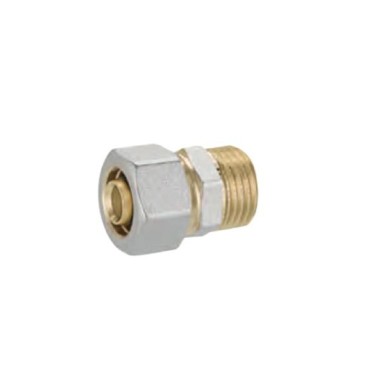 Conector Macho Eco para Água 16mm x 1/2 Emmeti 27180506