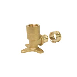 Cotovelo Base Fixa Curta 3 Abas Pex 20mm x 1/2" Emmeti P28201304 Cotovelo Base Fixa Curta 3 Abas Pex 20mm x 1/2" Emmeti P28201304