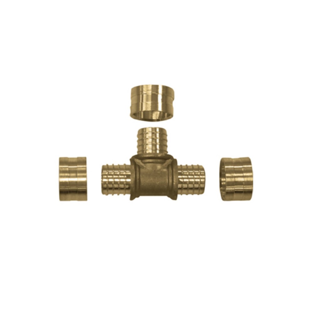 Tê Redução Central/Lateral Pex 25 x 20 x 20mm Emmeti P28291390