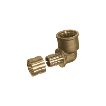 Cotovelo Fêmea Pex 16mm x 1/2" Emmeti P28291860