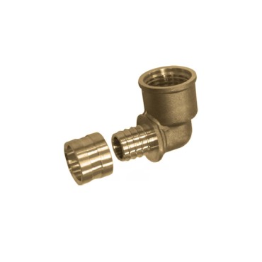 Joelho Transição Fêmea Terminal Dn 16 X 1/2 Água Quente PEX Emmeti P28291860