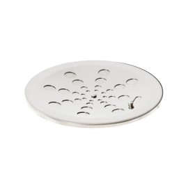 Grelha Redonda Inox Cromada Sem Caixilho 10cm Estilmax