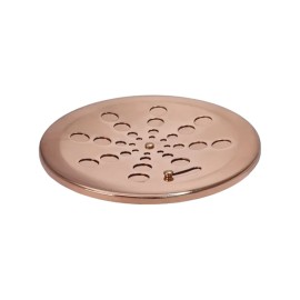 Grelha Redonda Inox Rose Sem Caixilho 10cm Estilmax