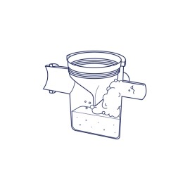 Anti Espuma 150mm para Ralo Estrela