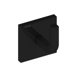 Cabide Reto Quada Preto Brilhante Metalworks By Crismoe 05.QD03.PB Cabide Reto Quada Preto Brilhante Metalworks By Crismoe 05.QD03.PB