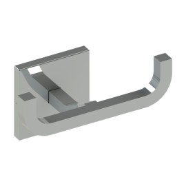 Cabide Duplo Reto Quada Metalworks Cromado Crismoe 05.QD04.CR Cabide Duplo Reto Quada Metalworks Cromado Crismoe 05.QD04.CR
