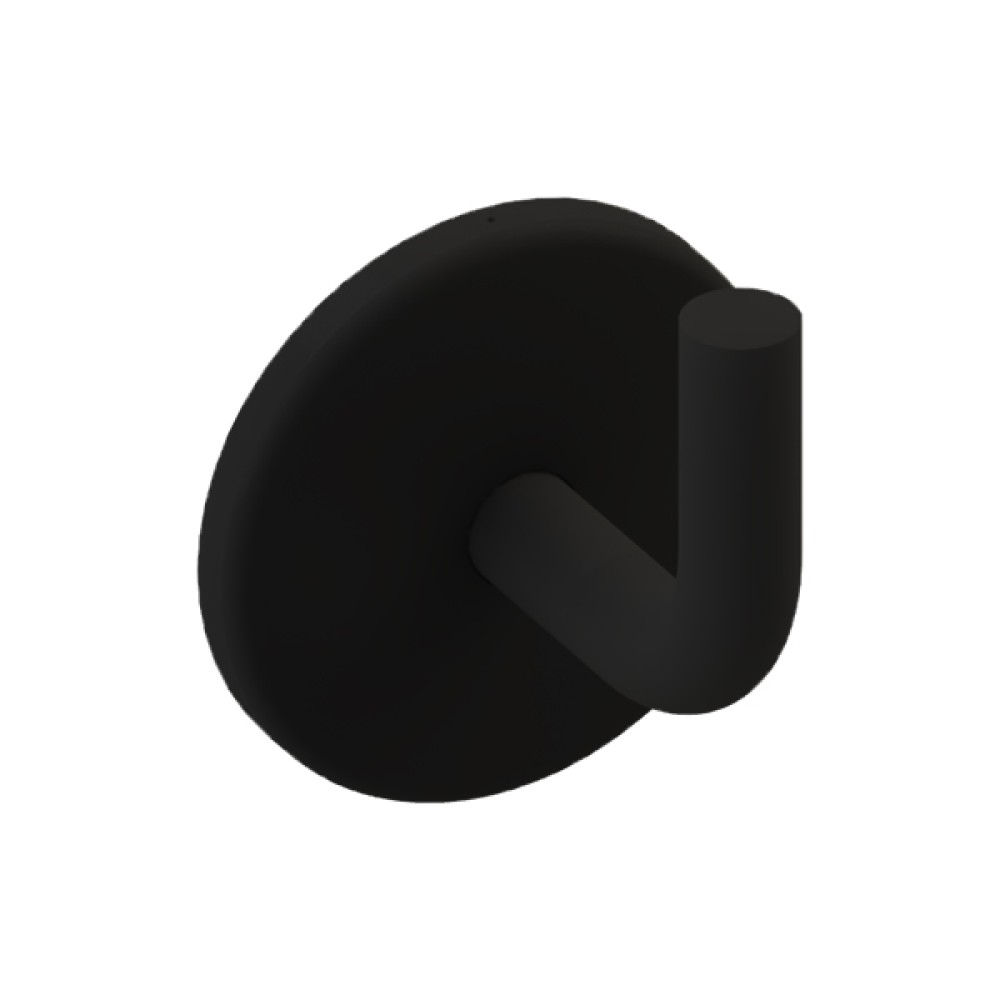 Cabide Reto Round Preto Fosco Metalworks By Crismoe 05.RD03.PF Cabide Reto Round Preto Fosco Metalworks By Crismoe 05.RD03.PF