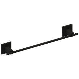 Toalheiro Cecilia 30 cm Preto Fosco Metalworks By Crismoe 07.CC02.PF Toalheiro Cecilia 30 cm Preto Fosco Metalworks By Crismoe 07.CC02.PF